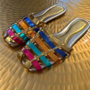 Women’s colorful slip on shoes